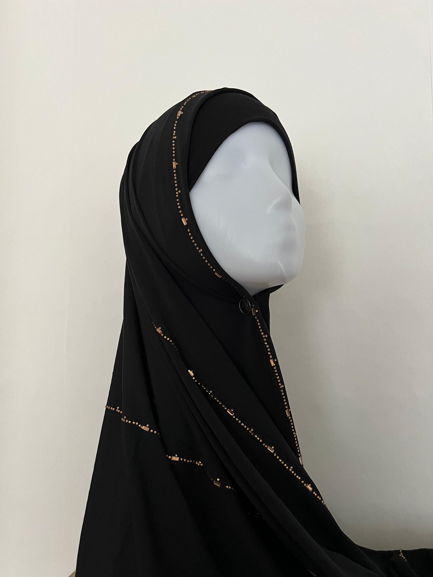 Bonnet mit Diamont Jersey Hijab Set