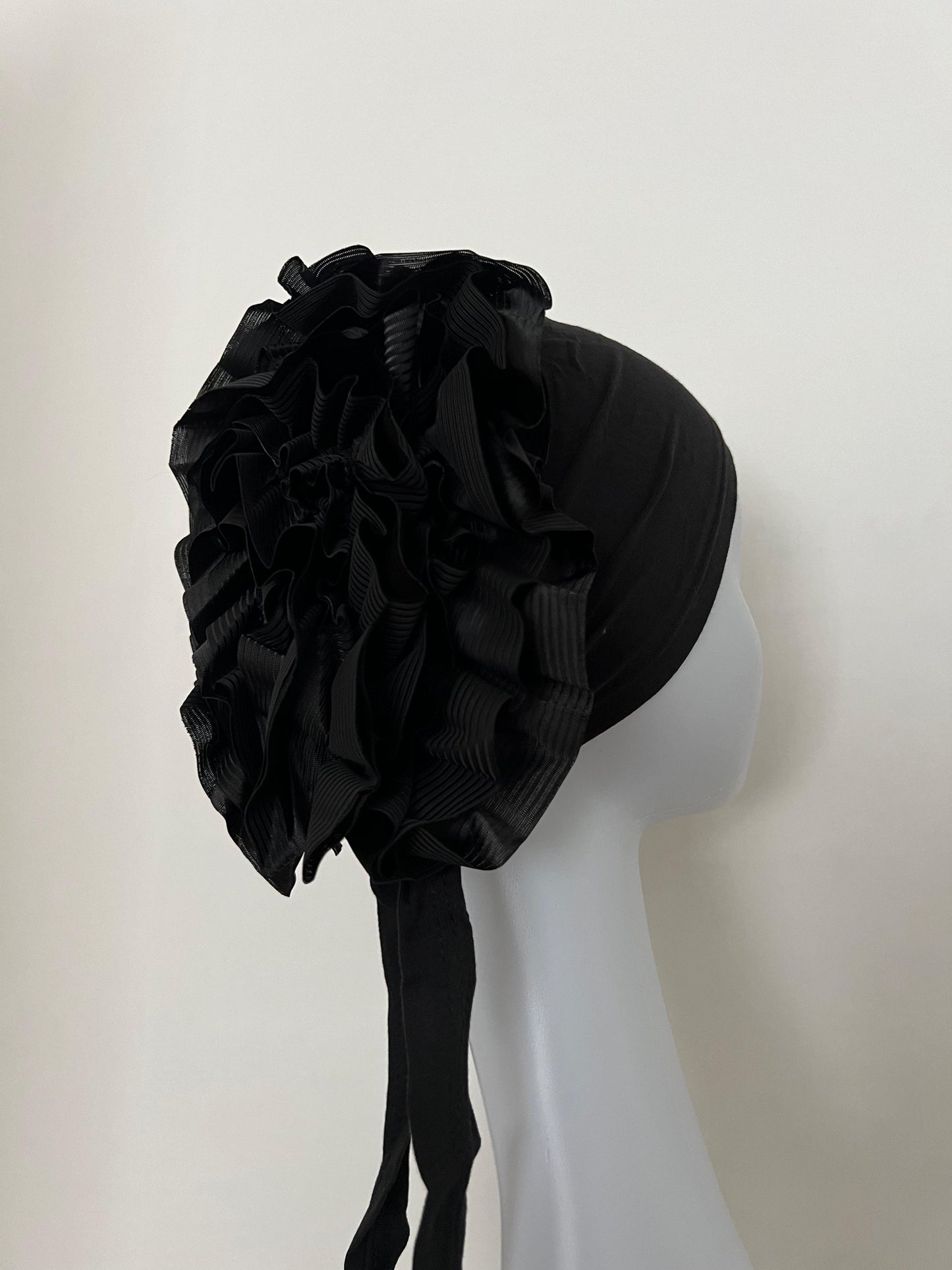 Bonnet Untermütze Schwarz