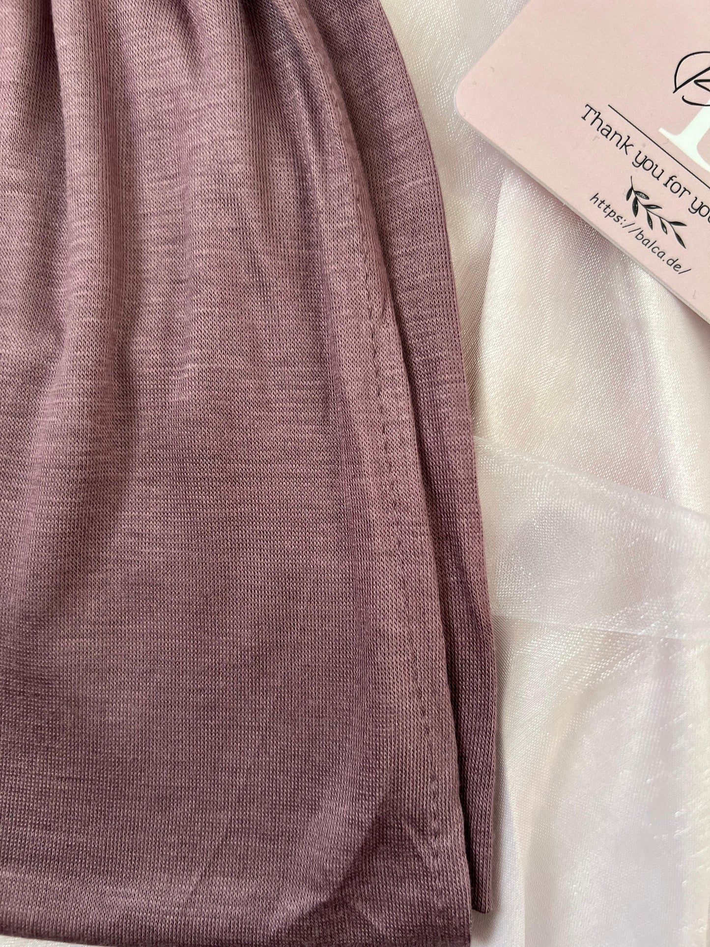 Luxus Bambu Jersey Hijab Violett
