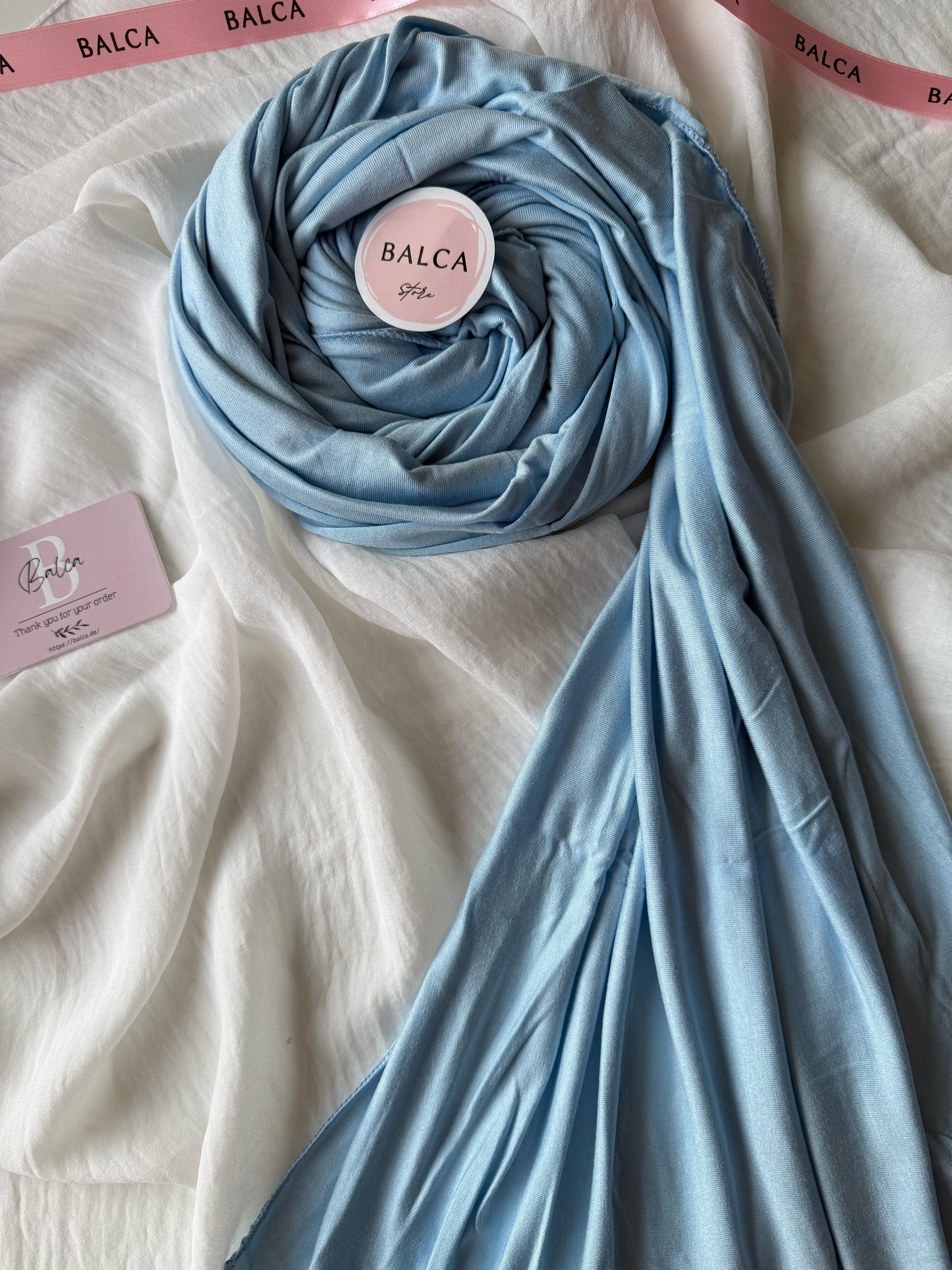 Jersey Baby Blau Hijab
