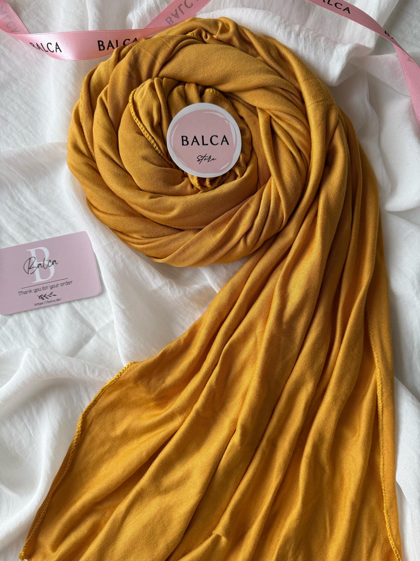 Jersey Mango Gelb Hijab