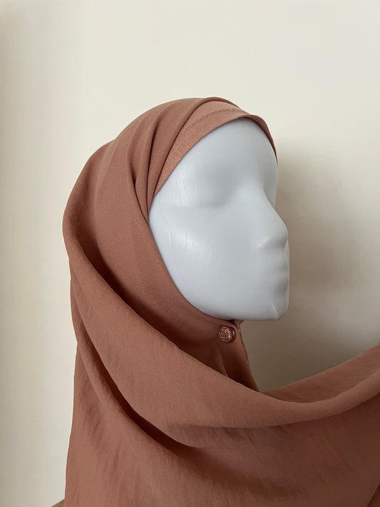 Bonnet Jazz Hijab Set mit Rosa Pin