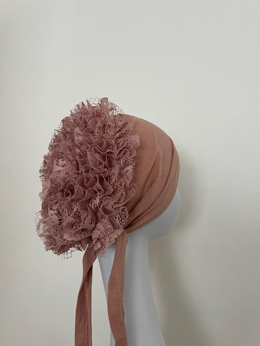 Bonnet Untermütze Rosa