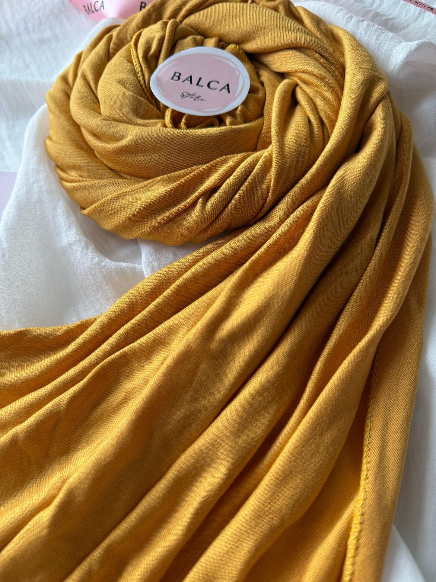 Jersey Mango Gelb Hijab